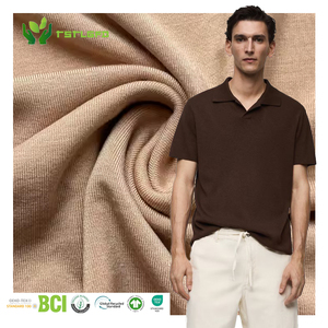 Sustainable Fabric Men's Breathable Custom Eco-friendly Clothing Textured Knitted