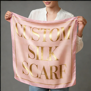 Wholesale Luxury Style Silk Scarf Custom Printing