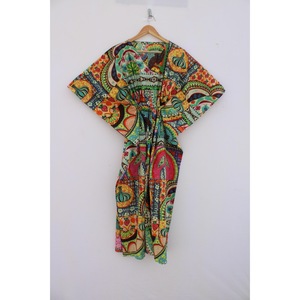 Handmade Boho Patchwork Floral Kaftan Kimono